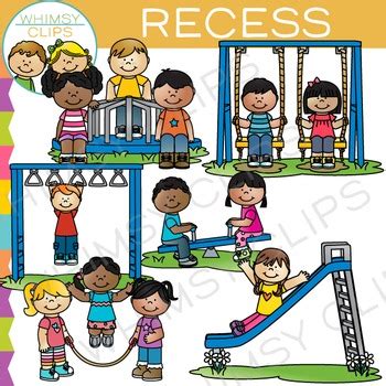 School Recess Clip Art by Whimsy Clips | Teachers Pay Teachers