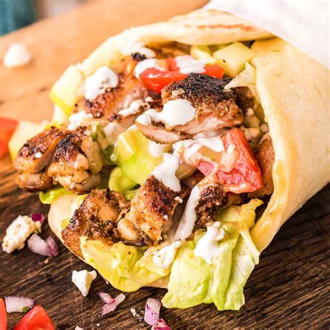 Easy Chicken Shawarma - The Chunky Chef