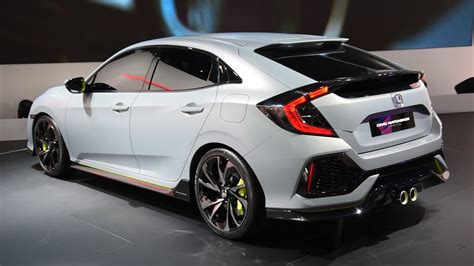 2017 Honda Civic Hatchback Prototype First Look - 2016 Geneva Motor Show - YouTube