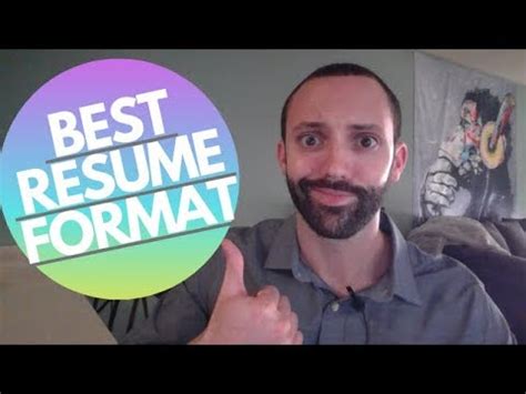 How to Write Your First Resume: Best Resume Format - YouTube