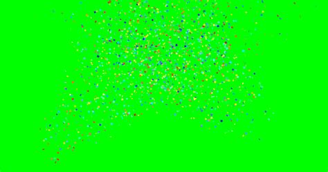 Confetti Green Stock Video Footage for Free Download