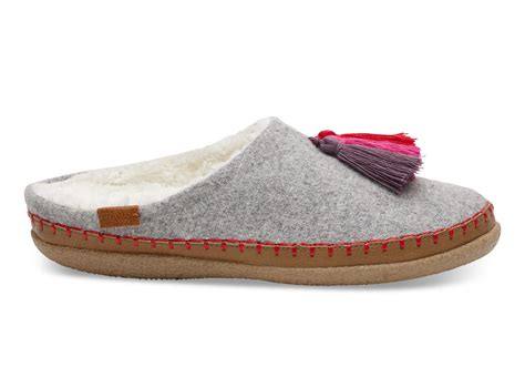 Lyst - Toms Drizzle Grey Wool Women's Ivy Slippers in Gray