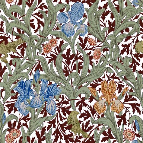 Iris | William Morris | Tiles from Textiles