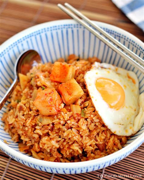 To Food with Love: Spicy Pork and Kimchi Fried Rice