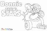 Bonnie Brawl Stars Coloring Pages sketch template