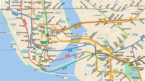 Urgent NYC Coffee Subway Map Update: Brooklyn and Queens Now Included!