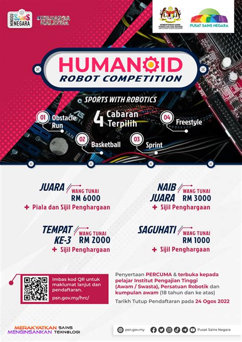 Humanoid Robot Competition 2022 | Pusat Maklumat Sains dan Teknologi ...