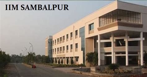 IIM Sambalpur - India Education