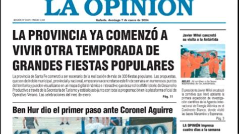 El diario La Opinión sufre y baja sus días de impresión - El Diario del ...