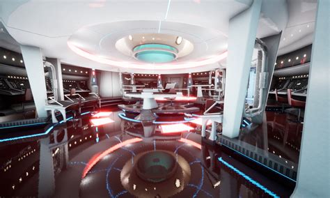 ArtStation - Star Trek Enterprise Interior remake UE4