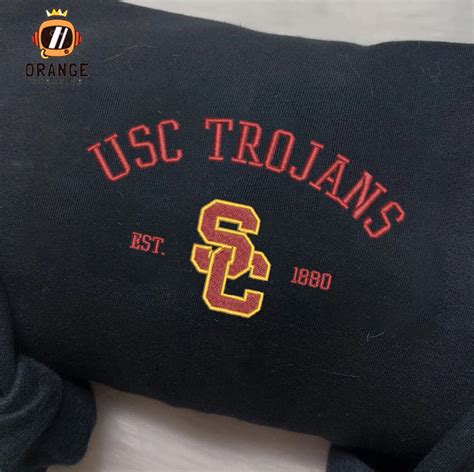 USC Trojans Embroidered Sweatshirt, NCAA Embroidered Shirt, - Inspire ...