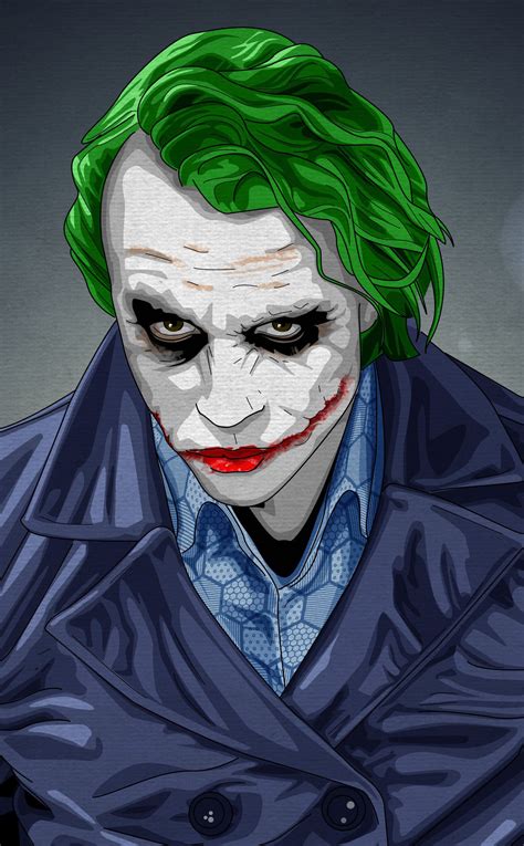 Download 1440x2560 wallpaper joker, notorious, villain, artwork, dc ...