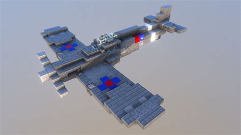 Voxel Minecraft Plane - 3D model by binglebeb [1ea2ec1] - Sketchfab