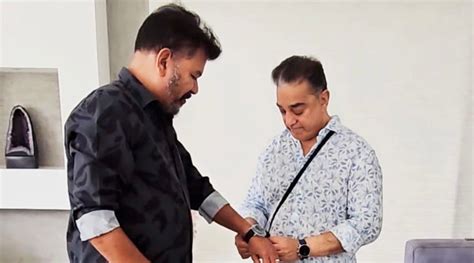 Kamal Haasan gifts director Shankar luxury watch after watching ...