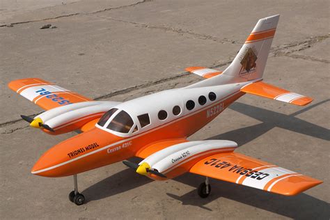 Cessna 421 71'' Nitro Gas RC Airplane ARF Orange - General Hobby