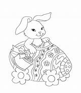 Easter Bunny Printable Coloring Pages sketch template