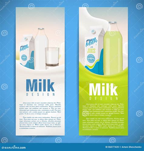 Milk Flyer Design Vector Illustration With Milk Splash | CartoonDealer.com #86077160