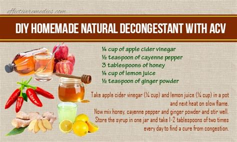 Top 6 DIY Homemade Natural Decongestant Recipes