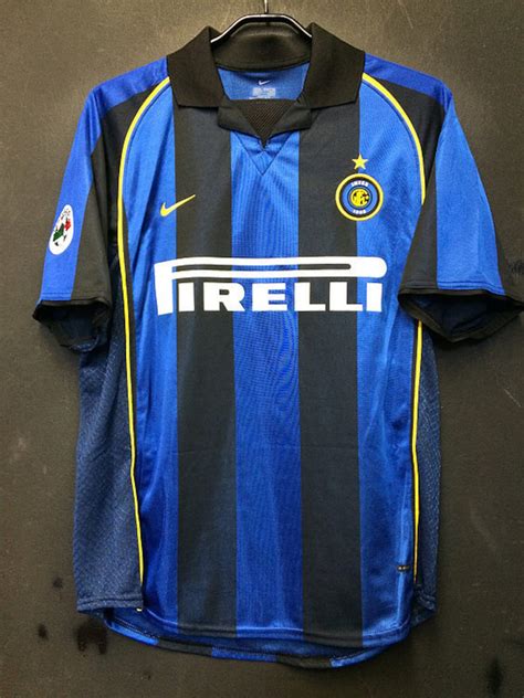 Retro Inter Milan Home Soccer Jersey 2001-2002 Men Adult | Etsy