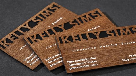 Custom Wood Business Cards | Wood Business Card Printing