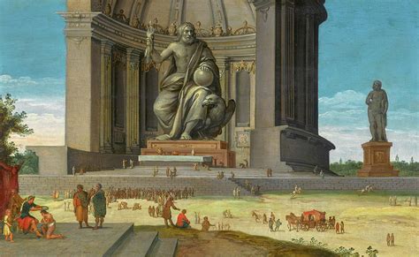 The Phidian statue of Zeus at Olympia Painting by Jacob van der Ulft - Fine Art America