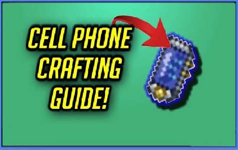 TERRARIA - CELL PHONE CRAFTING GUIDE | Cell phone, Cell, Terrarium