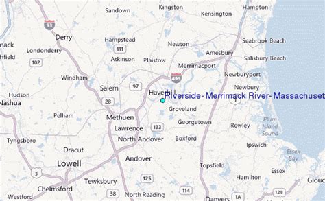 Riverside, Merrimack River, Massachusetts Tide Station Location Guide