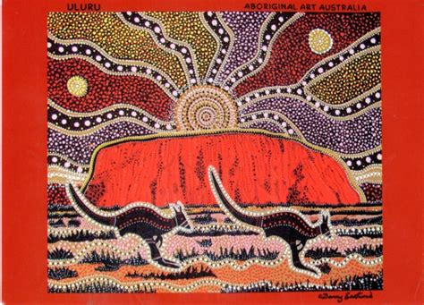 This Painting Of Uluru Is By Famous Aboriginal Artist Dann… | Flickr