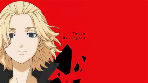 Manjiro Sano Red Background 4K HD Tokyo Revengers Wallpapers | HD ...