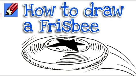 How to draw a flying frisbee real easy - YouTube