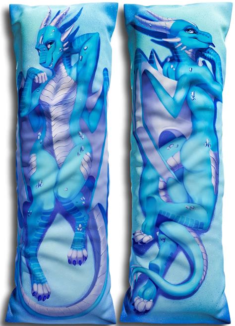 Daki Sapphire the Blue Dragon Dakimakura Furry Body Pillow - Etsy