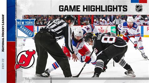 Rangers @ Devils 3/22 | NHL Highlights 2022 - Win Big Sports