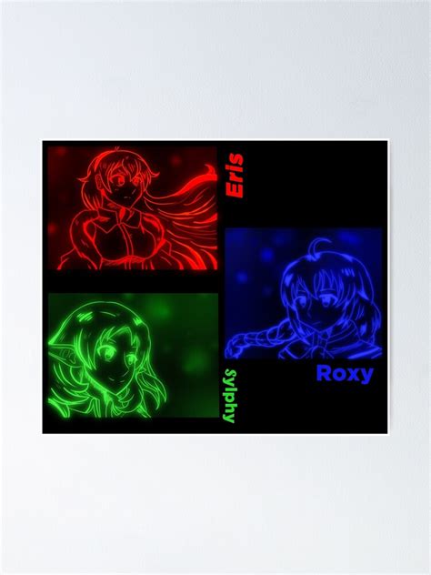 "mushoku tensei: rudeus wives" Poster for Sale by Mr-AAZ | Redbubble