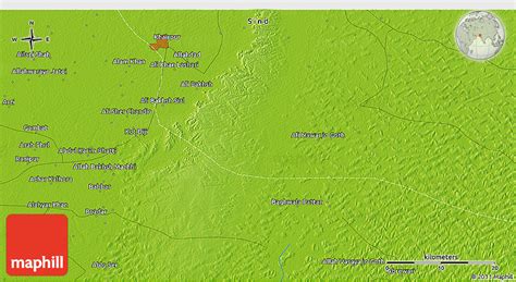 Physical 3D Map of Kot Diji