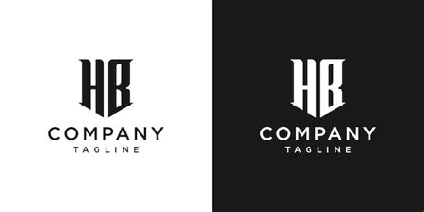 Premium Vector | Creative vintage letter hb monogram logo design icon ...