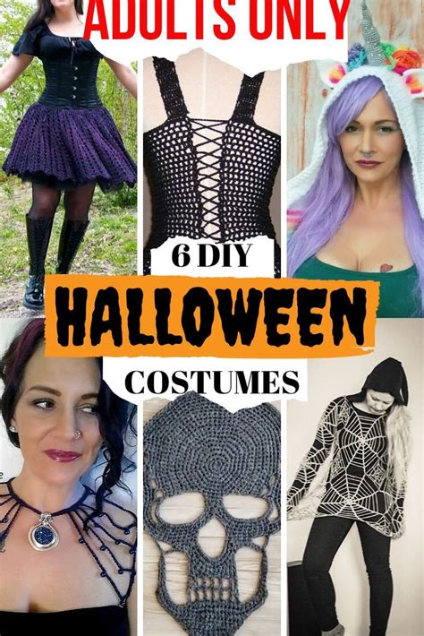 Easy Adult Halloween Costumes, Crochet Halloween Costume, Halloween ...