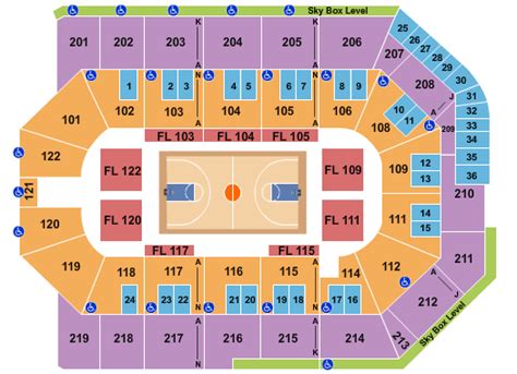 Toyota Arena Seating Chart: A Visual Reference of Charts | Chart Master