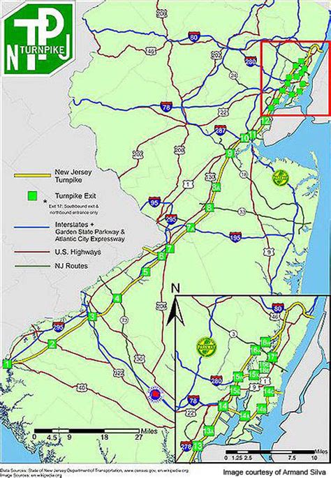 new jersey toll roads map - Ayako Middleton