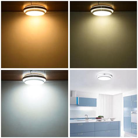 LED Ceiling Light Flush Mount Fixture Lamp Bedroom Kitchen Lighting 24W 36W 48W | eBay