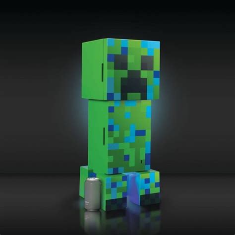 Minecraft Charged Creeper Figural Mini Fridge : Target