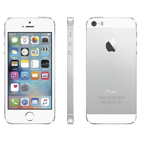 Apple iPhone 5S 16GB GSM Unlocked, Silver (Refurbished) - BIG nano ...