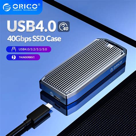 ORICO LSDT USB4.0 M.2 SSD Case 40Gbps M2 NVMe Case Compatible with ...