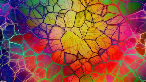 digital Art, Abstract, Colorful, CGI, Geometry, Lines, 3D, Circle Wallpapers HD / Desktop and ...