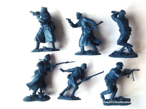 NEW!!! PLASTIC PLATOON, Soviet Naval Infantry 1941,rubber soldiers 1:32 ...