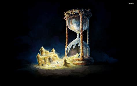 Broken Hourglass Art