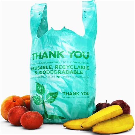 Amazon.com: BPA-Free Plastic Grocery Bags 100 Pk. Clear, 22" Thank You Tote Perfect for Business ...