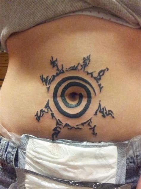 Naruto Stomach Seal Tattoo