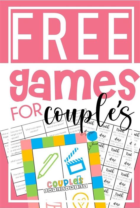 FREE Couple's Game Bundle | Printables | Couples game night, Games for ...