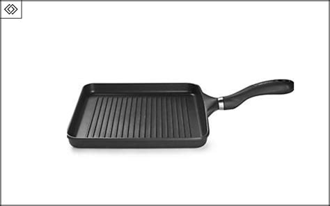 Home & Kitchen Griddle Pans ProCook Square Cast Iron Griddle Fish ...