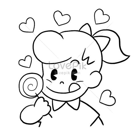 Cartoon cute doodle coloring page kawaii anime illustration clip ...